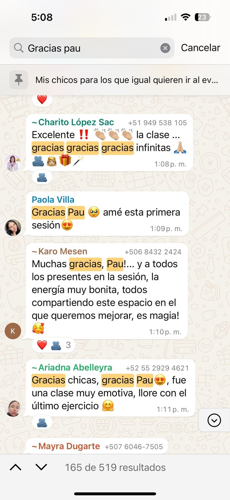 TESTIMONIOS